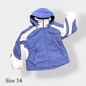Hard Corps Womens Snowboard Ski Jacket Size 14 Purple‎ White Outdoor Winter